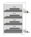 Armario de seguridad para bateras de iones de litio ION-PRO-90 CHARGE (4 bandejas)