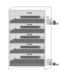 Armario de seguridad para bateras de iones de litio ION-PRO-90 CHARGE (5 bandejas)