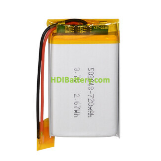 Batera de Ion-Litio para GPS Becker Assist Z201 3.7V 720mAh