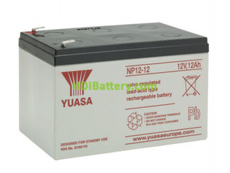 Batera para UPS-SAI 12v 12Ah Plomo Agm Yuasa NP12-12