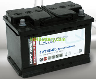 Batera para barredora 12v 65Ah Q-batteries 12TTB-65