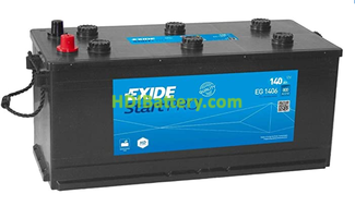Batera de arranque Exide Start Pro EG1406 12 V 140Ah 800A