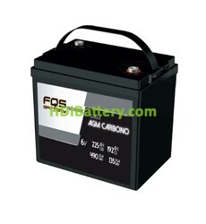 Batería AGM Carbono FQS Battery FQS6-225AGMC 6V 225Ah