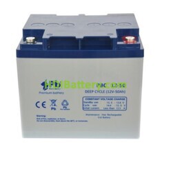 Batería AGM Cíclica PBC12-50 Premium Battery 12V 50Ah 