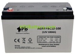 Batería AGM Premium Battery PBC12-100 12V 100Ah