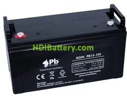Batería AGM Premium Battery PBC12-120 12V 120Ah
