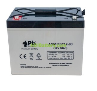 Batera AGM Premium Battery PBC12-80 12V 80Ah 