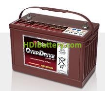 Batera para electromedicina 12V 102Ah Trojan OverDrive AGM 31