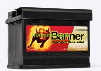  Batera Banner RunningBull AGM 560 01 12V 60Ah 640A