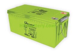Batería U-Power Carbono-Gel 12 Voltios 256 Amperios UP-CG256-12