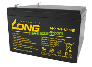 Batera para bicicleta elctrica 12V 14Ah Long WP14-12SE