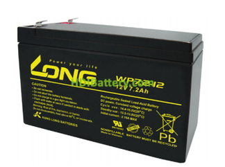 Batera para alarma 12V 7.2Ah Long WP7.2-12