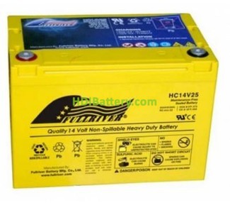 Batera para moto de agua 14V 25Ah Fullriver HC14V25