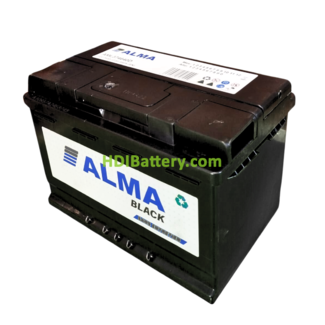 Batera de arranque Alma 12V 75Ah 640A