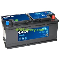 Batería de arranque EXIDE EB1100 12V 110Ah