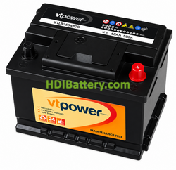 Bater�a de arranque VT Power 12V 60Ah 500A VTLB260500D 