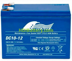 Batería para patín eléctrico 12V 10Ah Fullriver DC10-12A