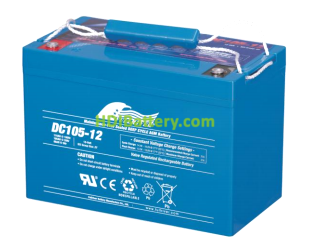 Batera de Ciclo Profundo Fullriver DC105-12 12V 105Ah 307x169x215 mm