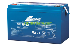 Batera para barredora 12V 115Ah Fullriver DC115-12B