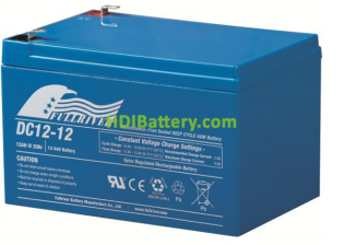 Batera para solar 12V 12Ah Fullriver DC12-12