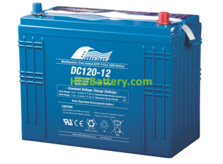 Batera para electromedicina 12V 120Ah Fullriver DC120-12C