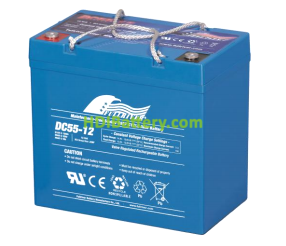 Batera para electromedicina 12V 55Ah Fullriver DC55-12