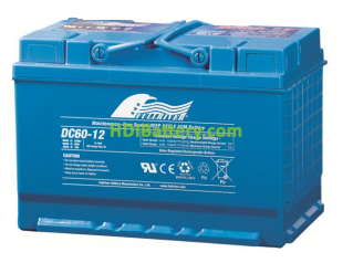 Batera para barredora 12V 60Ah Fullriver DC60-12B