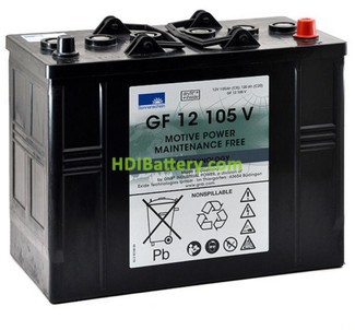 Bateria solar gel 12v 105ah Sonneschein GF12105V 
