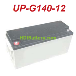 Bateria de gel 12 Voltios 135 Amperios U-POWER UP-G140-12 (482 x 171 x 240 mm)