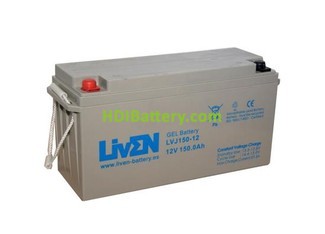 Bateria de Gel 12 Voltios 150 Amperios LVJ150-12 Liven Battery