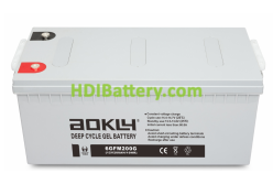 Batería para apiladora 12V 250Ah Aokly Power 6GFM200G