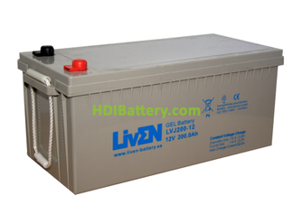 Bateria de Gel 12 Voltios 200 Amperios LVJ200-12 Liven Battery