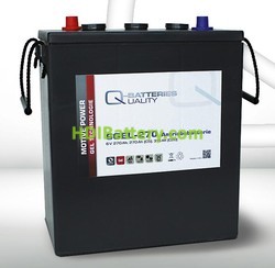 Batería de Gel Q-Batteries 6GEL-270 6V 270Ah