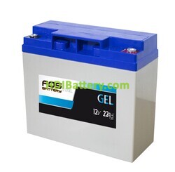 Batería de Gel ciclo profundo FQS12-22GEL FQS Battery 12V 22Ah