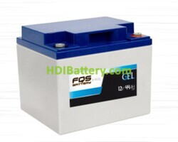 Batería de Gel ciclo profundo FQS12-44GEL FQS Battery 12V 44Ah