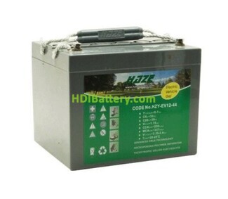 Bateria de gel HAZE 12 voltios 44 amperios HZY-EV12-44