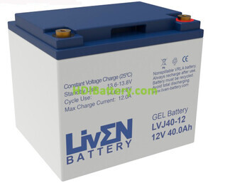 Batería de Gel Liven Battery LVJ40-12 12V 40Ah