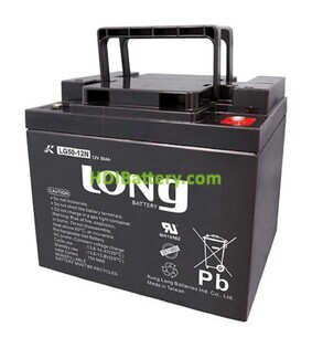 Batera para electromedicina 12V 50Ah Long LG50-12N