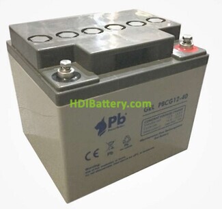 Batería de gel Premium Battery 12 Voltios 40 Amperios PBCG12-40