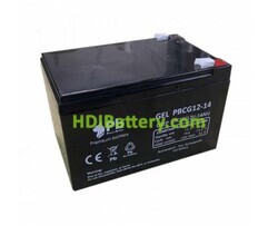 Batería de gel Premium Battery PBCG12-14 12V 14Ah 
