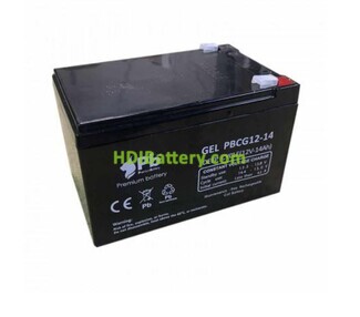 Batera de gel Premium Battery PBCG12-14 12V 14Ah 