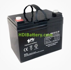 Batería de Gel Premium Battery PBCG12-35 12V 35Ah 
