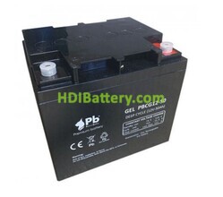 Batería de gel Premium Battery PBCG12-50 12V 50Ah 