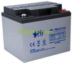 Batería de gel Premium Battery PBCG12-55 12V 55Ah