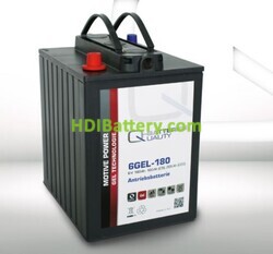 Batería de gel Q-Batteries 6GEL-180 6V 180Ah 