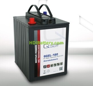 Batera solar gel 6v 180ah Q-Batteries 6GEL-180