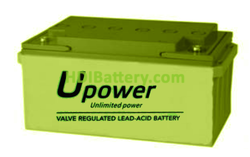 Batera de gel U-POWER UP-G65-12 12V 65Ah