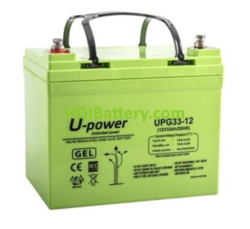 Batera de Gel U-Power UPG33-12 12V 33Ah