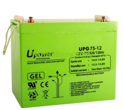 Batería de Gel U-Power UPG75-12 12V 75Ah 