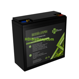 Batera de LiFePO4 PFS Energy 12.8V 30Ah | PFS-MK12-12V30Ah-C26